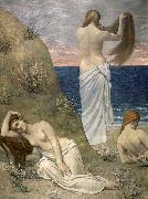 Pierre Puvis de Chavannes Young Girls on the Edge of the Sea oil painting picture wholesale